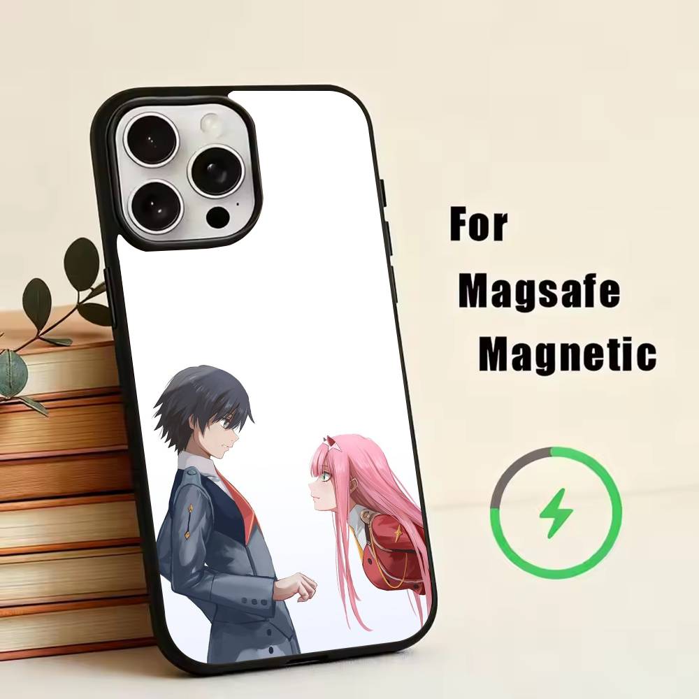 

002-DARLING in the FRANXX Phone Case For iPhone17,16,15,14,13,12,11 Plus,Pro Magnetic with Magsafe Wireless Charging iPhone14PROMAX
