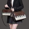 Nová Vintage Piano Taška přes rameno Dámská Hnědá Crossbody Taška Y2k Dívky Průhledná Ita Taška Personalizovaný Batoh Estetické Kabelky