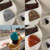 Cozy Korean Style Knit Hat For Women Perfect For Winter With Warm Cotton Fabric