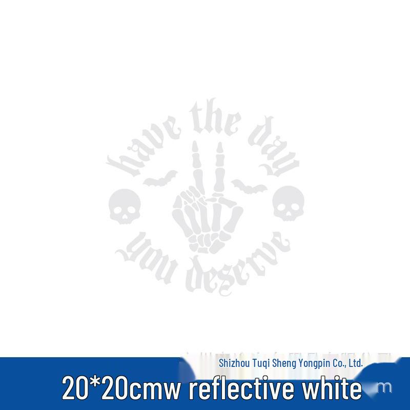 Skull Hand Car Window Sticker - Have the Day You Deserve Decorative Decal