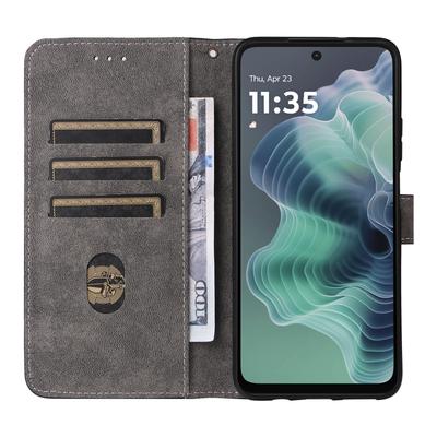 For Motorola Moto G35 5G Wallet Case RFID Blocking PU Leather Cover Stand View