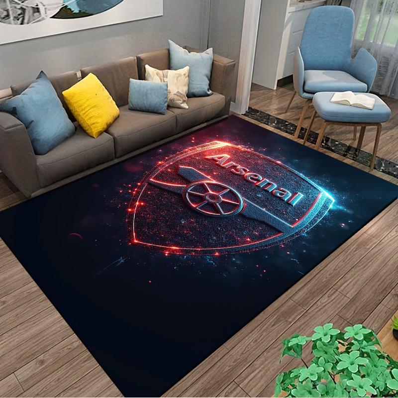 Arsenal Logo Designed floor mat, suitable as a non-slip mat for the living room or bedroom sofa