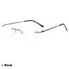 Ultralight Rimless Myopia Glasses Vintage Retro Men Business NearSight Eyeglasses Finished Frameless Frame Minus Eyewear Diopter