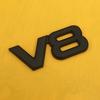 V8 Emblem Metal Sticker Badge Fender For V8 Racing Emblem Auto For Car Motorcycle Truck SUV