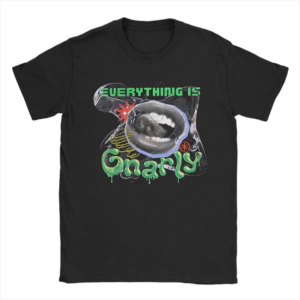 Katseye Alles ist Gnarly T-Shirts für Männer Rundhals Baumwoll-T-Shirts Kpop Girlgroup Kurzarm T-Shirt Erwachsenenkleidung