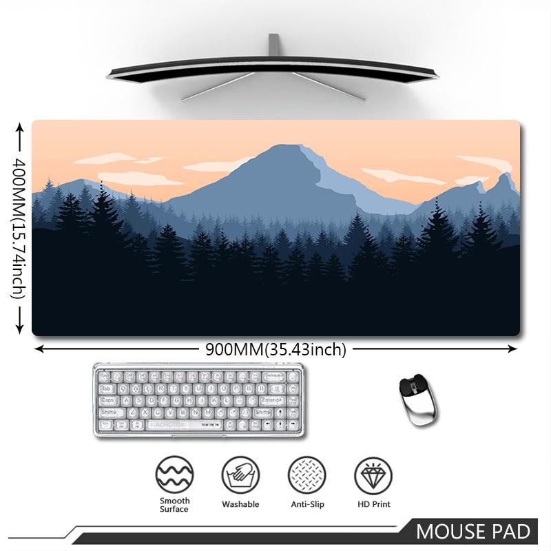 Original Large Mousepad Deep Forest Firewatch Mouse Pad Gaming Keyboard Mouse Mat Speed Waterproof Notebook Office Carpet Mats