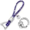 Crystal Car Keychain For Women Key Chain Accessories With Rhinestones Keyring Short Rope Christmas Gifts Jewelry Accessories New