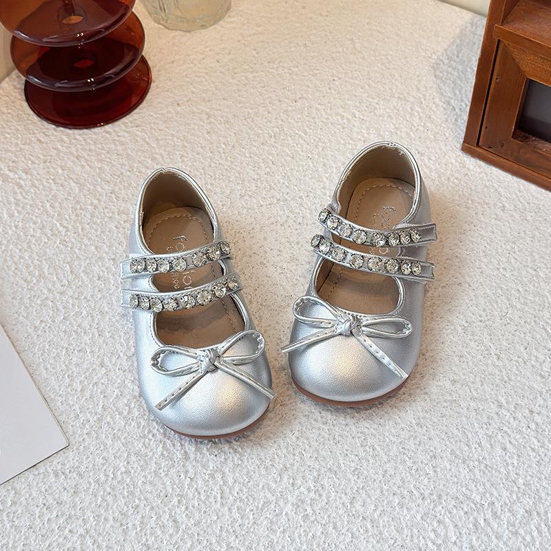 

Square head silver ballet shoes women s 2025 summer new models with skirts Baotou sandals Mary Jane shoes versatile leather shoes 23