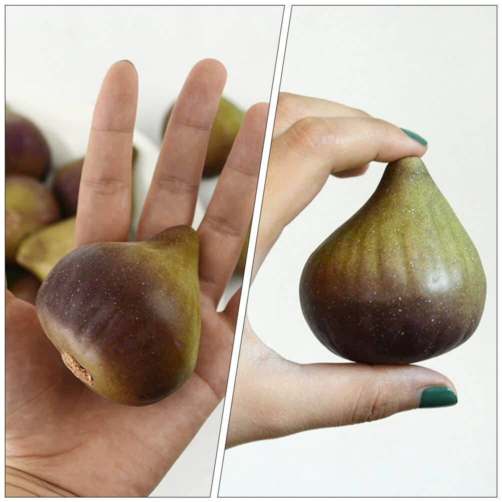 TOYMYTOY Set of Simulation Fig Fruit Lightweight and Compact Display Figurines for Home and Store Decor 5-Piece Models,