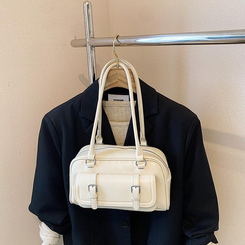 Retro Bag Women's Large Capacity 2025 New Autumn and Winter Casual Shoulder Messenger Bag Popular Commuter Pillow Bag This Year