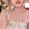 Ins Wind Pearl Necklace Design Collarbone Chain Love Pendant Jewelry