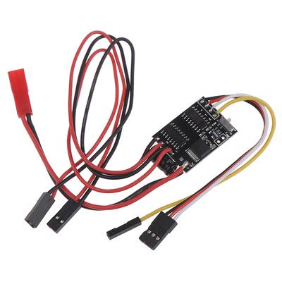 Contrôleur de vitesse ESC bidirectionnel à balais 2S-3S Lipo 5A pour modèle RC