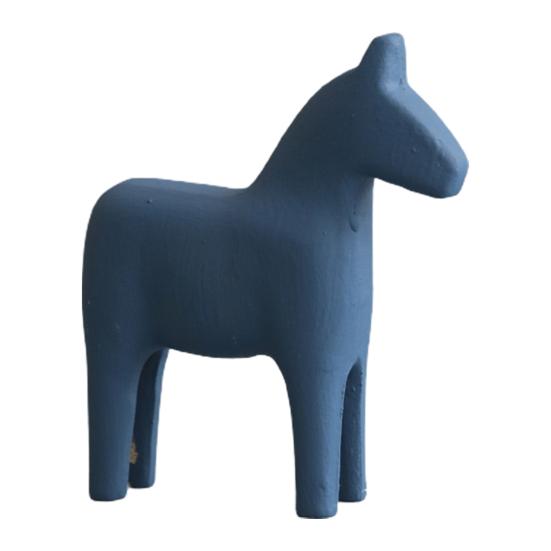 

Міцна статуетка коня, делікатний вишуканий округлений край S синій