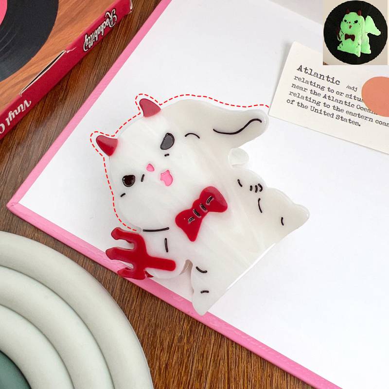 Hairpin Luminescence Halloween Human Skeleton Ornaments Collocation Claws Party