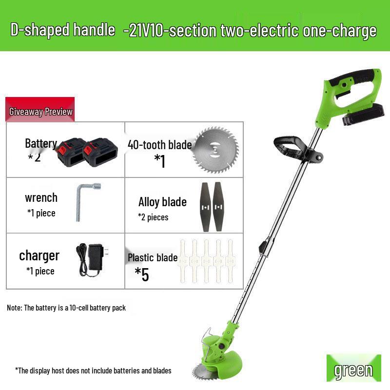 Compact Handheld High-Power Folding Lawn Mower with Cross-Border Lithium Battery