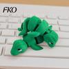 Stress Relief Toy Articulated Plesiosaur Figurine, 3D Printed Ornament with Movable Joints, Figurine Cute Mini Dinosaur Fidget for Home Office