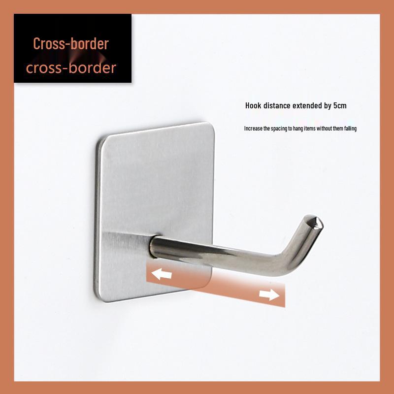 Nijia Nordic No-Punch Stainless Steel Adhesive Hook