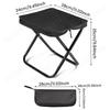 Folding Camping Chair Outdoor Chair Easy Storage Pack Lightweight Travel Chair Fishing Climbing Camping 198Lbs Load Capacity