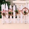 1pcs Christmas Bells Pendant Decoration New Snowflakes Pentagram Bubble Board Christmas Tree Door Pe