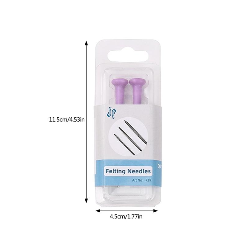 6Pcs Felting Needle Wool Felting Needle with Comfortable Grip for Beginner Professional