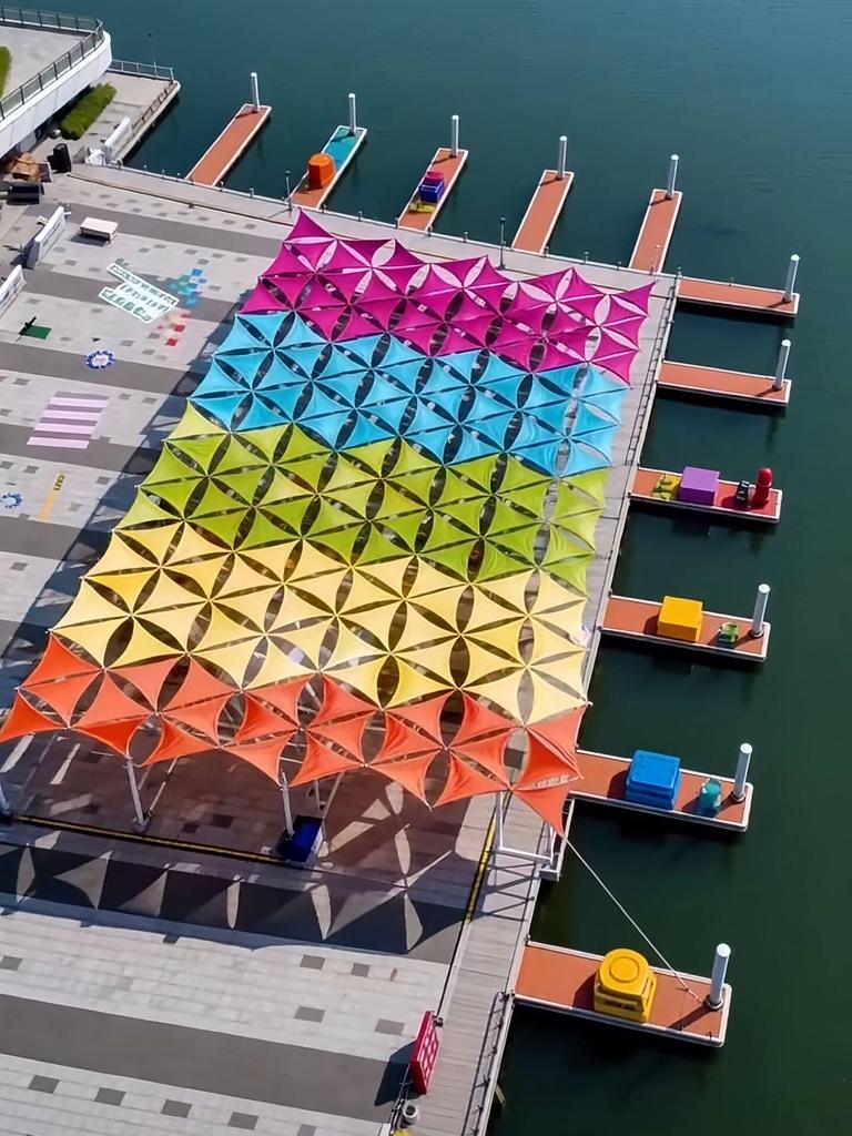 Waterdicht Zonnescherm Zeil voor Buitenruimtes - Driehoekig Luifel voor Strand of Tuin