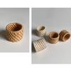 Natural Material Handwoven Rattan Napkin Rings Handmade Rattan Napkin Buckle  Wedding Party Use