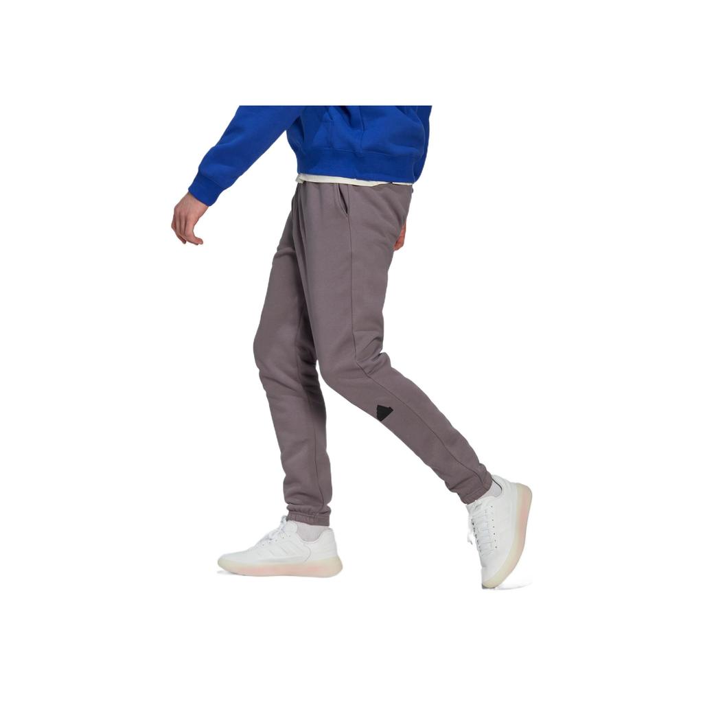 Adidas Einfarbige Logo-Jogginghose Herren Unterteile Rosabraun HN1939