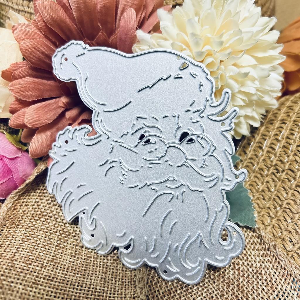 3 Stück Weihnachtselemente Stanzformen für Kartenherstellung, Weihnachten Weihnachtsmann Stanzformen, Weihnachten Schneemann Metall Stanzform, Scrapbooking Stanzformen