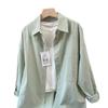 Post-Apocalyptic Style Long-Sleeve Couple's Jacket Top for Women (80-300 Jin) - Versatile Autumn/Winter Wear