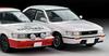 Tomica Limited Vintage Neo Maßstab 1/64 LV-N185b Nissan Bluebird SSS-R 1988 All Japan Rallye Meisterschaftsteam Calsonic Fertigmodell