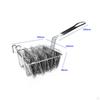 Fryer Holder Basket with Grip Handle, Practical, 4 /6 Shells Optional