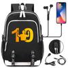 Large Capacity Schoolbag with Shoulder Strap; Student Three-piece Pencil Case Set