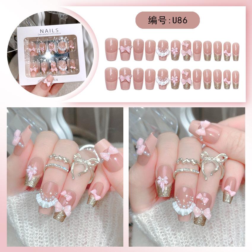 

Накладные ногти многоразовые миндалевидные искусственные ногти с дизайном акриловые ногти панк накладные ногти многоразовые глянцевые искусственные с полным покрытием накладные ногти для женщин 24 шт