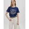 Cc CollecT Rose PrinT ShorT Sleeve T shirT  C262psm131 