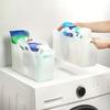 Oppbevaringskurv Stor Kapasitet Glatt Kant Diversebeholder Med Håndtak Burrfritt Sminkeorganisator Etui Skrivebords Oppbevaringsboks