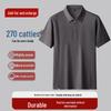 DIBENZE Men's Plus Size Casual Polo Shirt