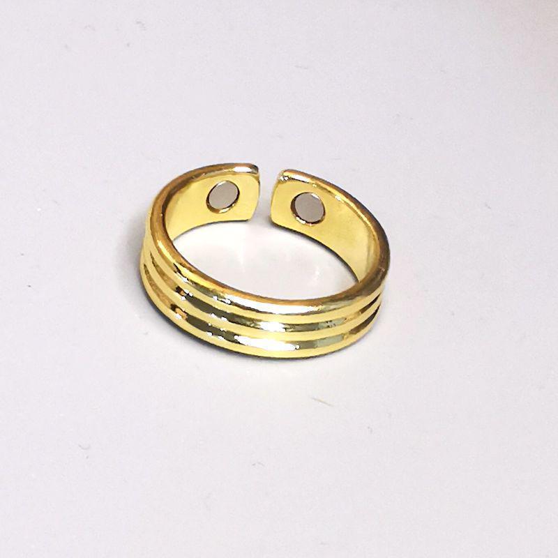 Spot Personalisierter Herren Rosegold Elektroplattierter Magnetischer Gesundheitsring