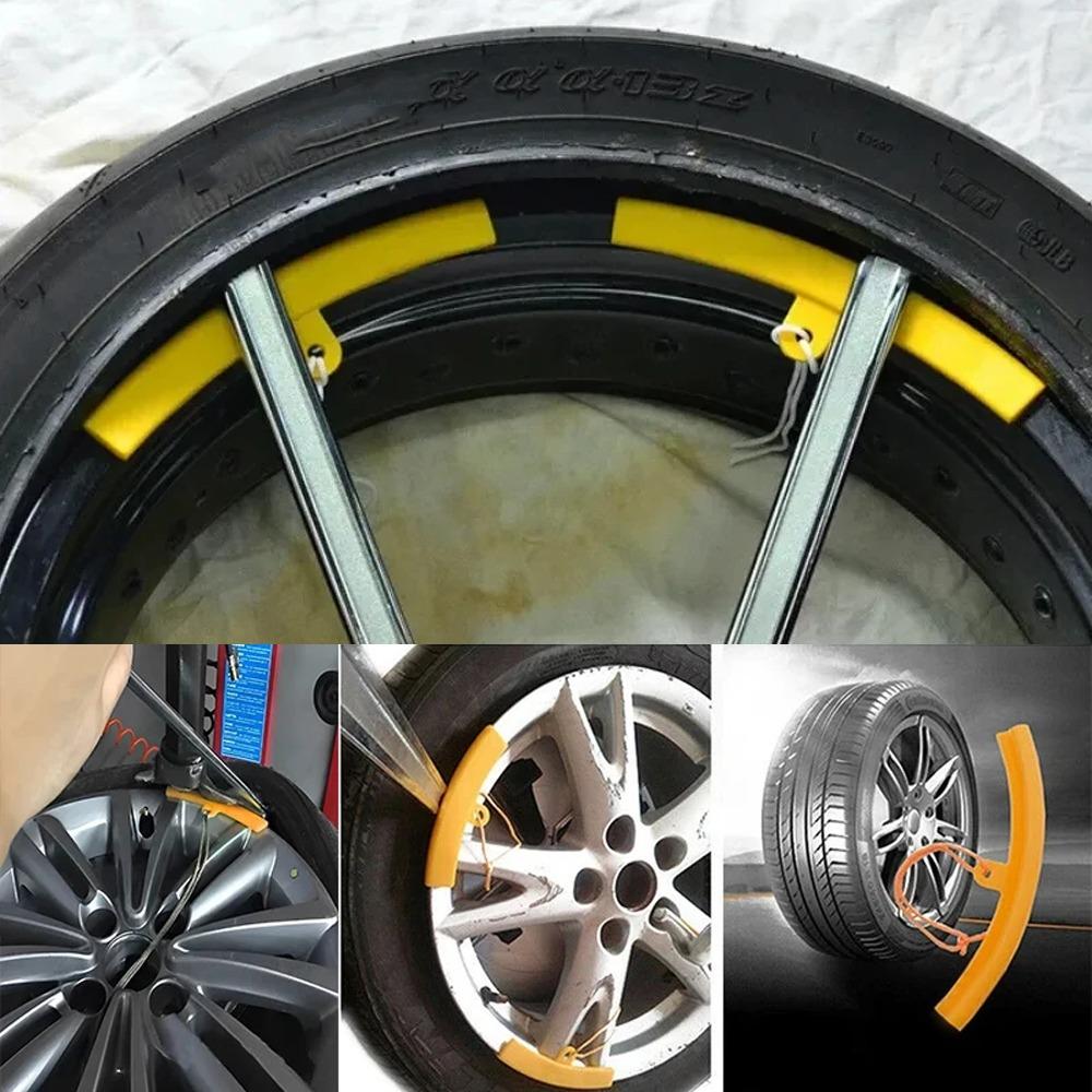 Car Wheel Rim Protectors Tire Changing Tool Hub Edge Guard Saver Anti Scratch Polyurethane Sleeve for Motorcycle Auto Repair Kit