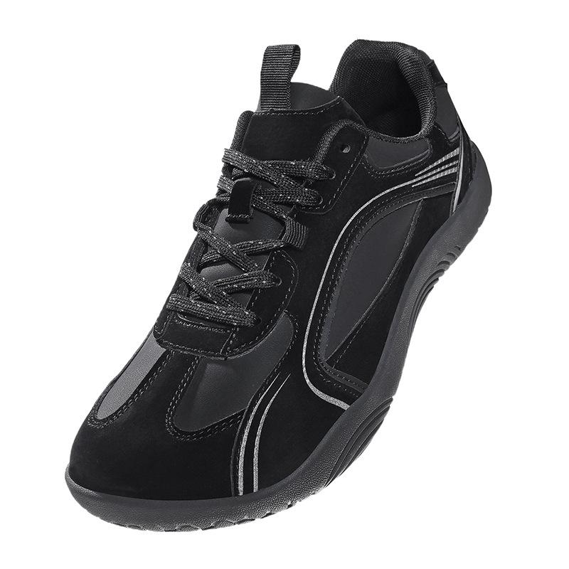 Large size barefoot shoes autumn and winter new wide-headed sports shoes couple high-top German training shoes short boots cold sticky shoes