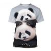 Kinderkleidung 3D-Druck Niedliche und Lustige Tiere Kurzarm Grafik-T-Shirts Jungen Mädchen Rundhals Oberteile T-Shirt Kinderkleidung