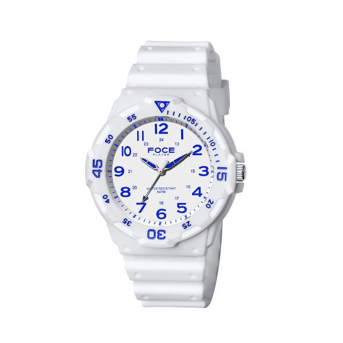 [FOCE] FOCE Player Urethane Band Watch FP1127W-BL FREE