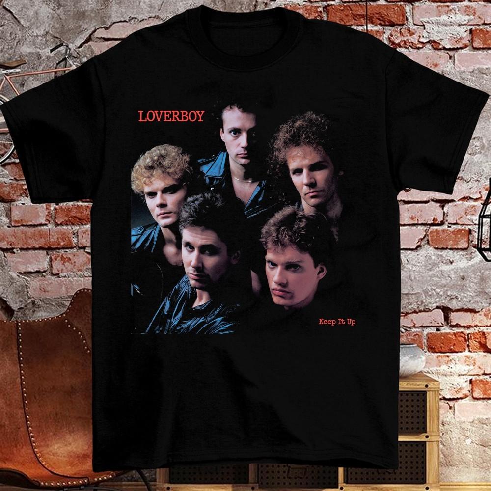 Classic loverboy band Keep It Up album Cotton 16D282 Unisex T-Shirt XL