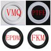 5 buc 1/2" 3/4" 1" 1.5" 2" 2.5" 3" 3.5" 4" Garnitură Strip Etanșare Sanitară Tri Clamp PTFE EPDM FKM Silicon Garnitură Strip Homebrew Diopter Ferulă