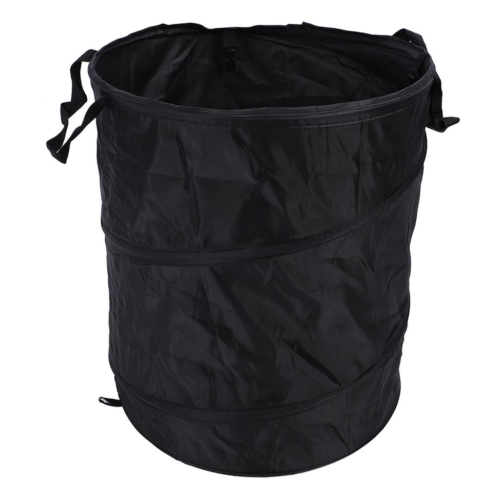 90L Folding Trash Container Portable Water Proof Oxford Cloth Camping Trash Bin for Picnic Outdoor
