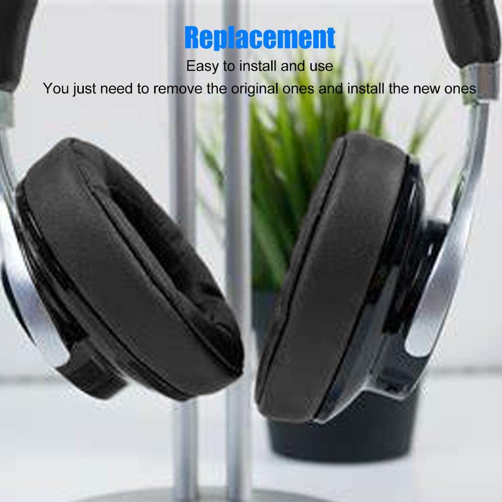 2PCS Leather Replacement Ear Pads Soft and Comfortable Ear Covers for Edifier W855BT Sound Equipment