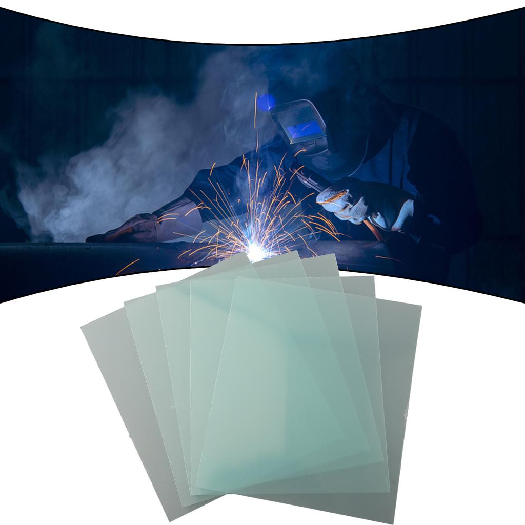 5PCS Argon Welding PC Protective Film Welding Helmet Anti-spatter Lens Replacement Welding Shield Cover Lens Protector Plat