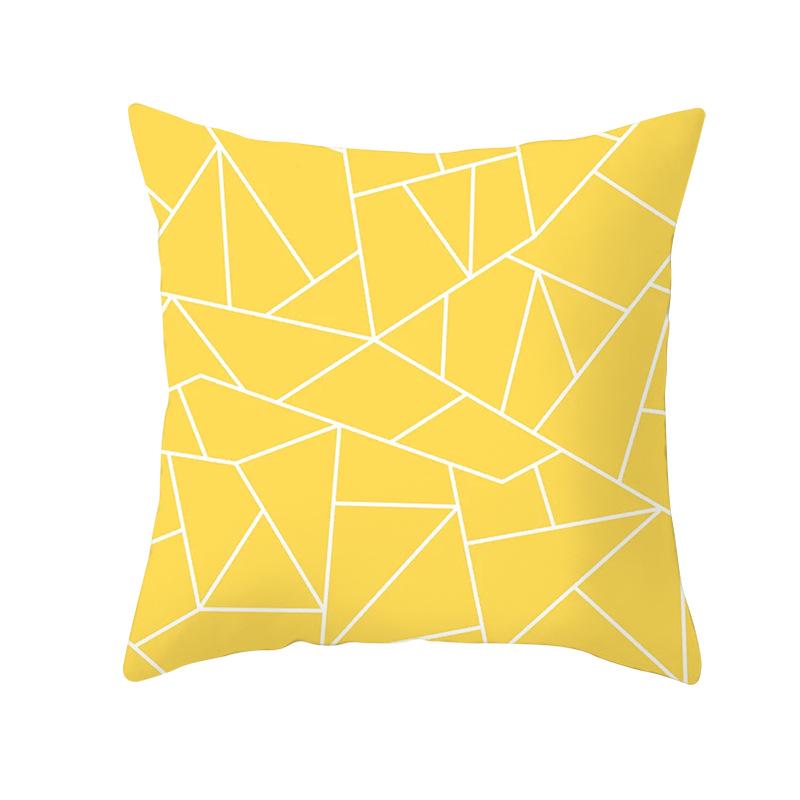 Summer Lemon Pillowcase Pineapple Leaf Peach Skin Velvet Home Living Room Bedroom Pillowcase