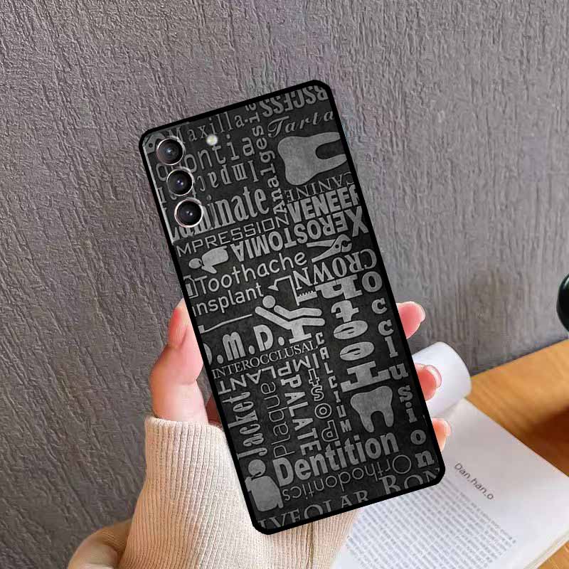 Dentist Dental Tooth Nurse Phone Case For Samsung Galaxy S25 S26 Ultra S20 S21 S22 S23 S24 Plus S10 S25 FE Back Cover