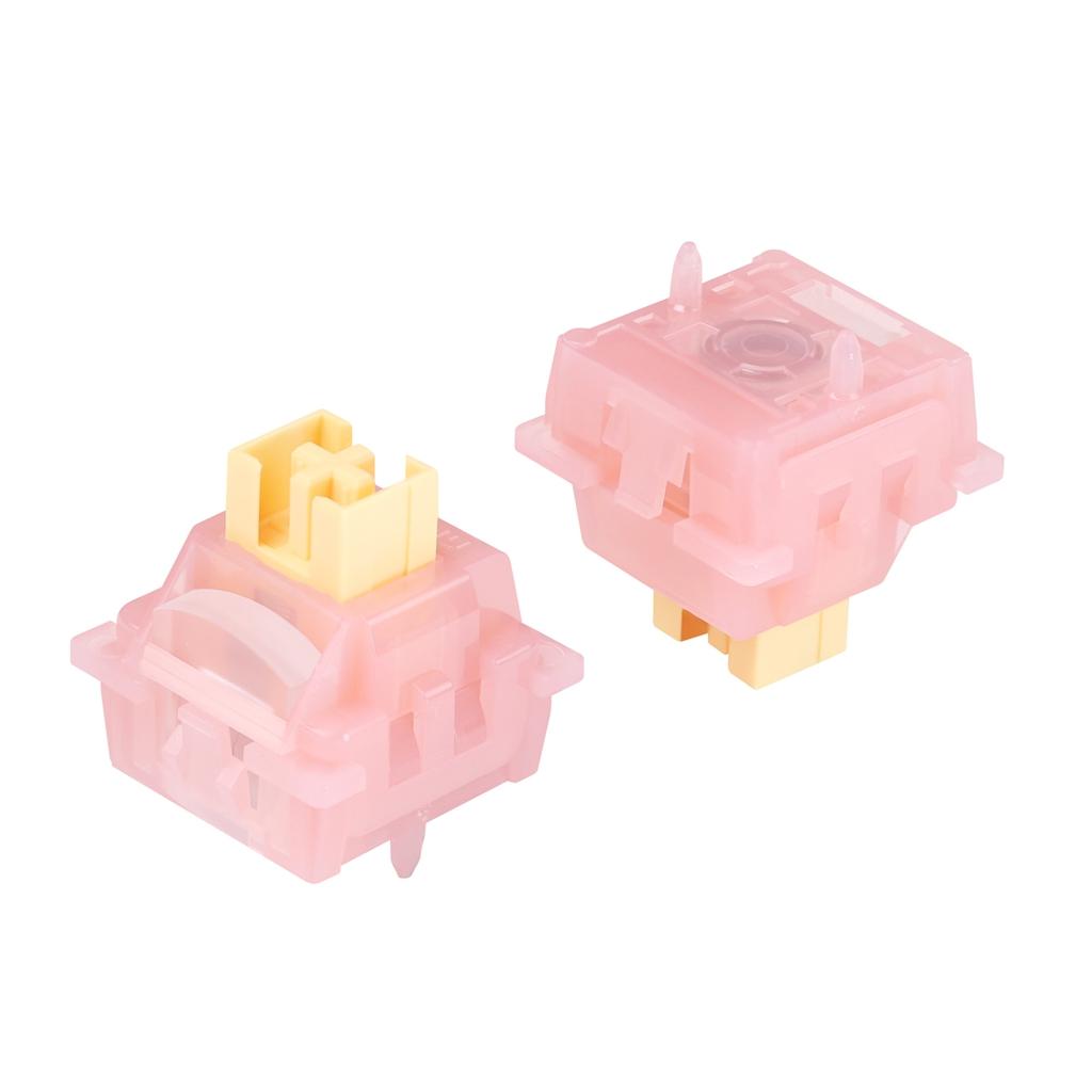 Interruttore Magnetico Silenzioso Outemu Peach 2pin Pre-lubrificato Forza Operativa 40g Corsa Regolabile Adatto per Giochi FPS per AULA MCHOSE