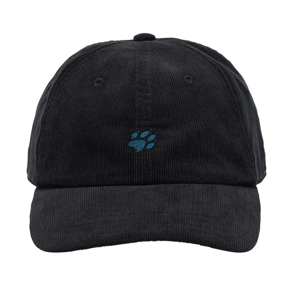 Unisex Cap JP PAW CORDS 6PNL CAP Hat black [Jack Wolfskin] (Corduroy) [A63234 / V3]